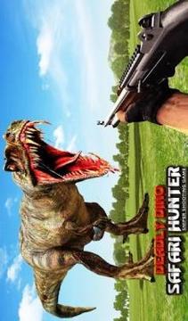 Deadly Dino Safari Hunter Sniper Shooting Game游戏截图5