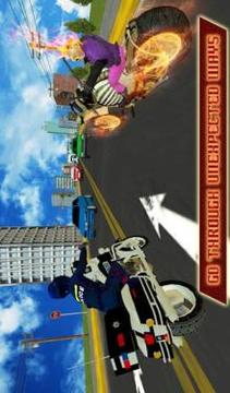 Ghost Rider: Scary Bike Racing游戏截图4