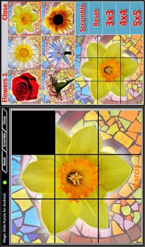 Magic Slide Puzzle Flowers1游戏截图4