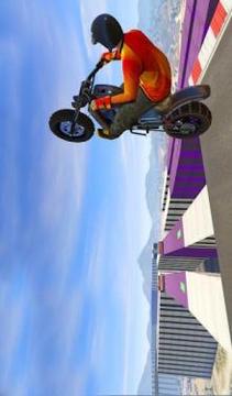 Stunt Bike Tricky Race Impossible Road Mega Tracks游戏截图1