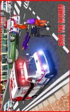 Ambulance Rescue City Duty Game游戏截图2