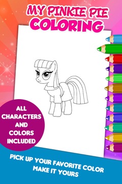 Pinkie Pie Coloring Game游戏截图3