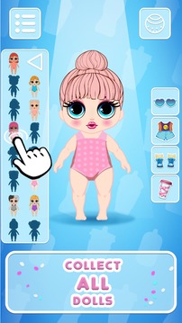 LQL Surprise Lil Sister Doll Confetti POP游戏截图5