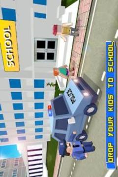 Virtual Father: Blocky Police Duty游戏截图3