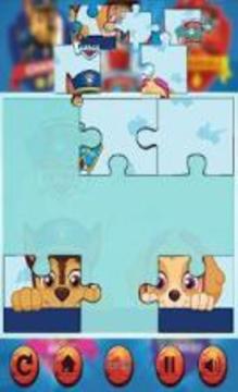 Jigsaw Puppy Paw Puzzle Games游戏截图4