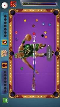 Billiards Boston Celtics Theme游戏截图2