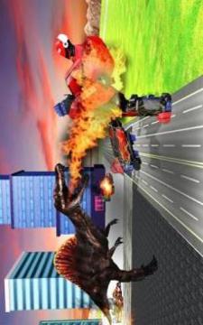 Dinosaur Rampage VS Robots City War游戏截图5