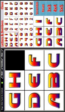 Magic Slide Puzzle Letters游戏截图2