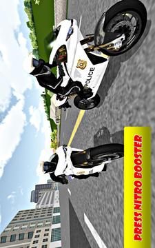 Police Auto Motor Bike - Crazy City Thrill Riding游戏截图4