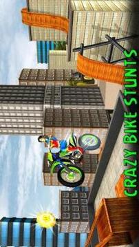 Superhero Tricky Bike Stunt Rider游戏截图4