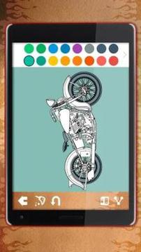 Motorcycles Coloring Pages游戏截图4