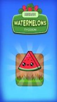 Merge Watermelon - Kawaii Idle Evolution Clicker游戏截图1