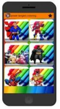 power rangers coloring游戏截图4