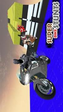 Superheroes Bike Stunts Scraper - Thumb游戏截图2