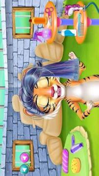 Crazy zoo hairstyle and makeup salon - girls games游戏截图3