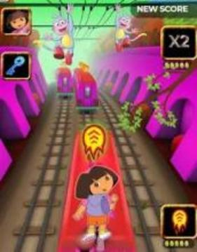 My Princess : Subway Dora Adventure Run游戏截图1