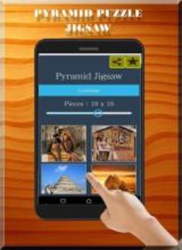 Pyramid jigsaw AntiStress : Free Puzzle游戏截图1