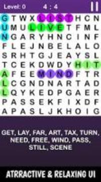 WORDS SEARCH: INFINITE CROSSWORD PUZZLE FREE GAME游戏截图1