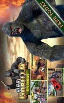 City Smasher Angry Gorilla Simulator: Rampage Game游戏截图2