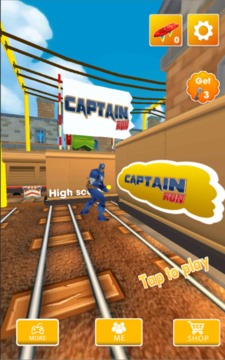 Subway Captain Run 3: Endless Surfing Adventure游戏截图2