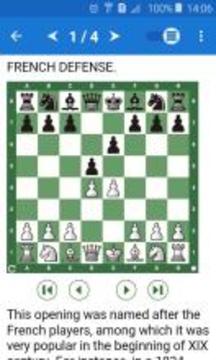Chess Tactics in French Defense游戏截图1