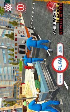 Ambulance Rescue Simulator – Emergency City Drive游戏截图5