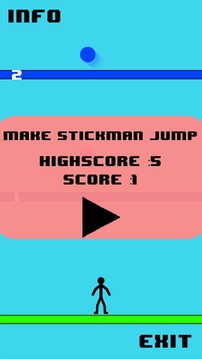 Impossible Stickman Jump游戏截图1