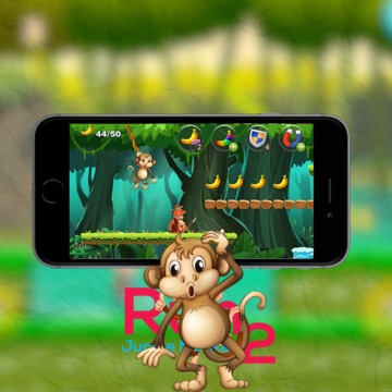 Monkey Jungle Run 2 free游戏截图2