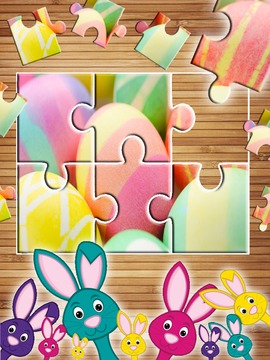 Easter Bunny Egg Jigsaw Puzzle Family Game游戏截图5