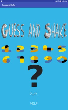 Guess and Shake游戏截图1