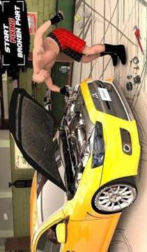 Wrestler Car Mechanic Garage: Auto Repair Shop游戏截图2