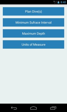 SCUBA Diving Planner游戏截图1