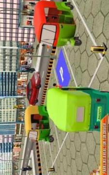 Tuk Tuk Auto Rickshaw Parking Games游戏截图5