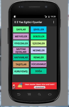 3 Yaş eğitici oyunlar Türkçe游戏截图1
