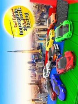 Real Extreme Impossible Track 3d Car Stunt Racing游戏截图1