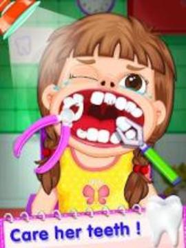 Crazy Kids Dentist - Live Surgery Dentist Hospital游戏截图5