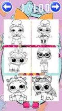 coloring Surprise dolls for LoL Princesses游戏截图4