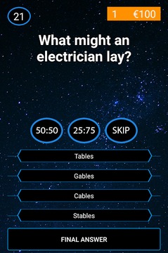 Millionaire Quiz 2017游戏截图3