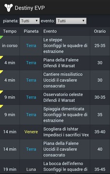 Eventi Pubblici Destiny游戏截图1