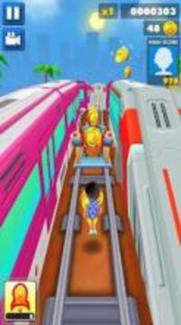 Bus & Train Subway Surf Run游戏截图5