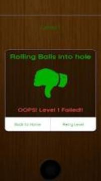 Roll Balls into a hole 2018游戏截图1