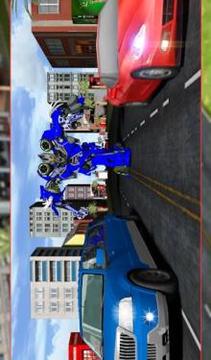Robot Transform Traffic Racer游戏截图4