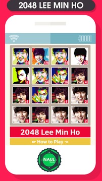 2048 Lee Min Ho Idol Game游戏截图3