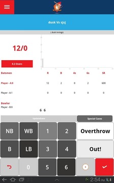 Cricket Score Pad游戏截图3