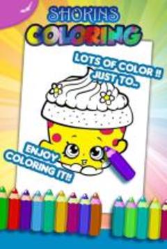 Coloring Game for Shopkin游戏截图2