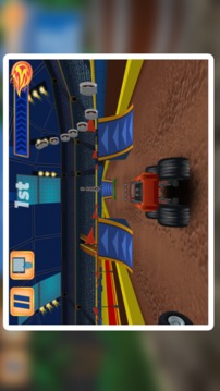 Blaze Light Truck Monster Machine Games游戏截图1