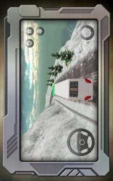 Offroad Bus Parking: Uphill Snow Tracks Driving 3D游戏截图2