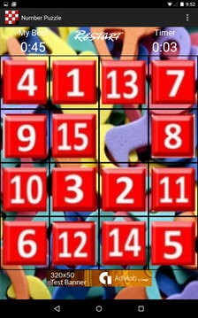 15 Numbers Puzzle Classic游戏截图4