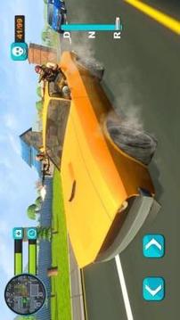 Auto Battle Royale Battleground Car Shooting Game游戏截图3