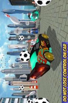 Superheroes Car Highway Stunts Challenges游戏截图2